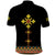 Ethiopia Cross Polo Shirt Geometric Ethnic - Wonder Print Shop