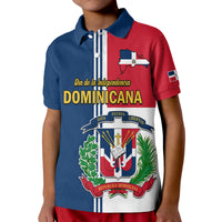Dominican Republic Polo Shirt Dia de la Independencia Coat Of Arms And Flag Map - Wonder Print Shop