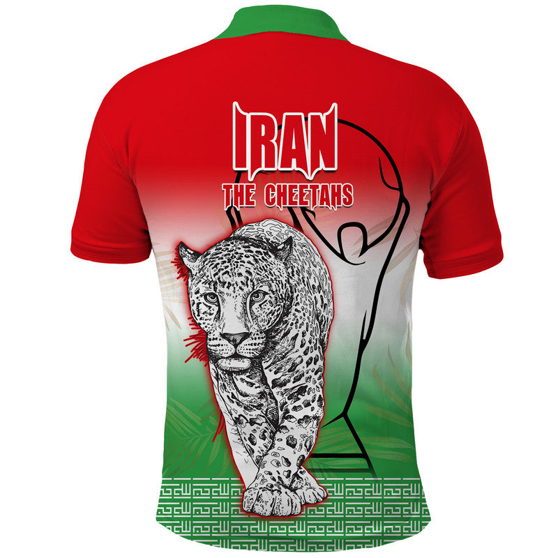 Iran Football Polo Shirt Youzpalangan Flag Style - Wonder Print Shop