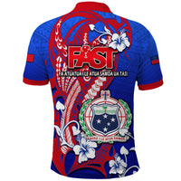 Special Samoa FAST Party Polo Shirt Tribal Samoan Hibiscus Design - Wonder Print Shop