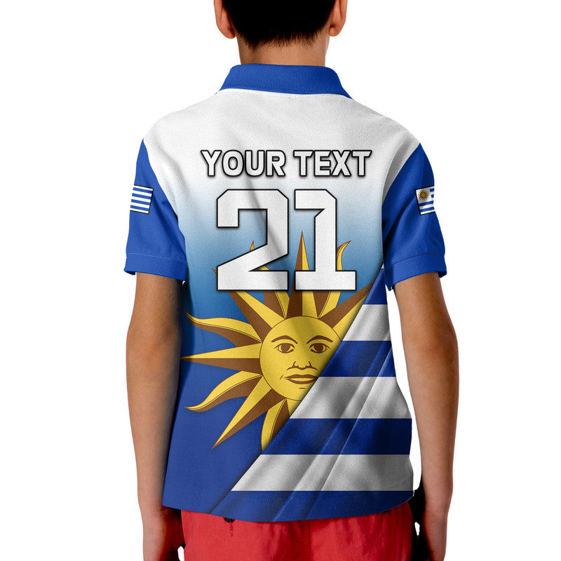Custom Uruguay Football La Celeste World Cup Polo Shirt - Wonder Print Shop