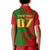 Custom Portugal Football Polo Shirt Dragon of Royal Arms During The Reign of Queen Maria II - Wonder Print Shop