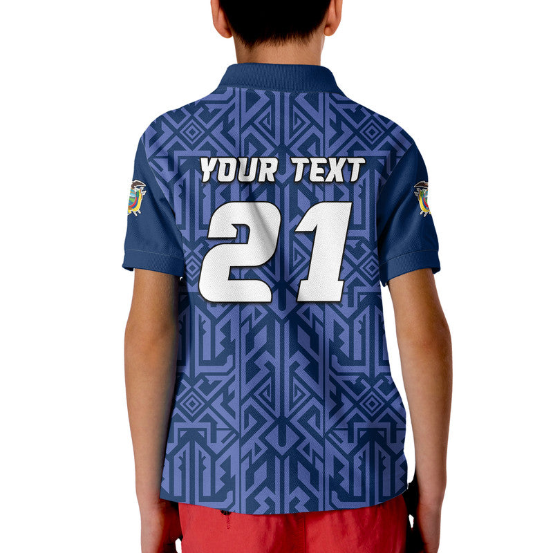 Custom Ecuador Football Polo Shirt La Tri 2022 - Wonder Print Shop