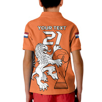 Custom Netherlands Polo Shirt Football 2022 - Wonder Print Shop