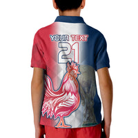 Custom France Football Qatar Roosters Champions 2022 Polo Shirt - Wonder Print Shop