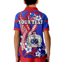 Custom Special Samoa FAST Party Polo Shirt Tribal Samoan Hibiscus Design - Wonder Print Shop