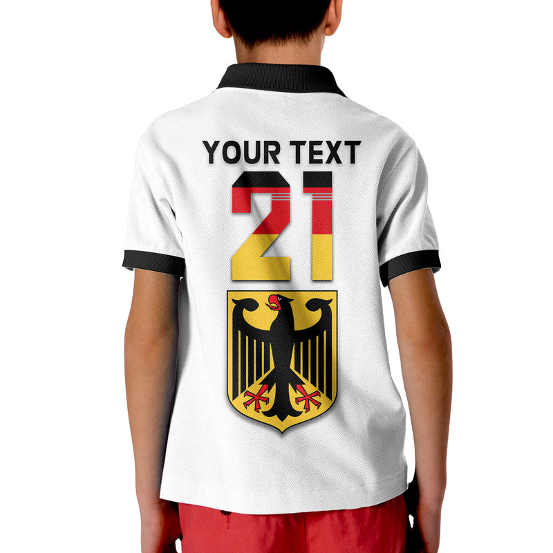Custom Germany Home Kit Football WC 2022 Polo Shirt - Wonder Print Shop