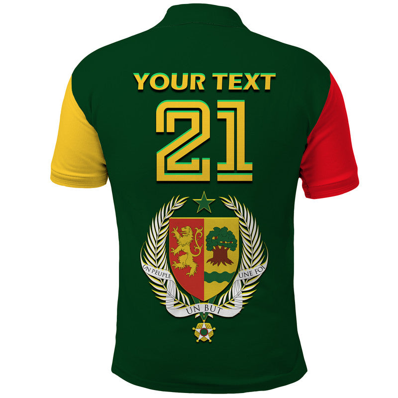 Custom Senegal Football Lion of Teranga Polo Shirt - Wonder Print Shop