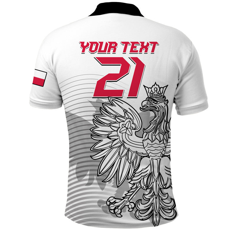 Custom Poland Football Eagles Polo Shirt Sporty Style - Wonder Print Shop
