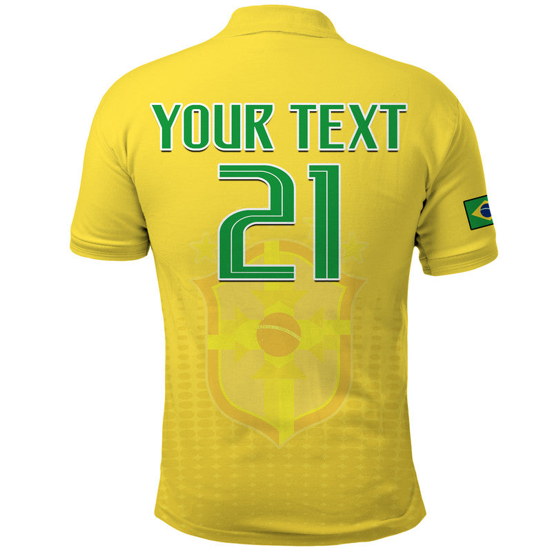 Custom Brazil Football Sub20 Champions South American Polo Shirt - Wonder Print Shop