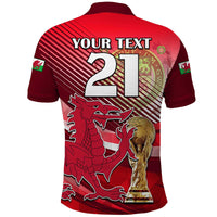 Custom Wales Football Champions Qatar 2022 Sport Style Polo Shirt Red - Wonder Print Shop