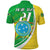 (Custom Text And Number) Brazil Football Polo Shirt Coat Of Arms Canarinha Champions Football 2022 - Wonder Print Shop