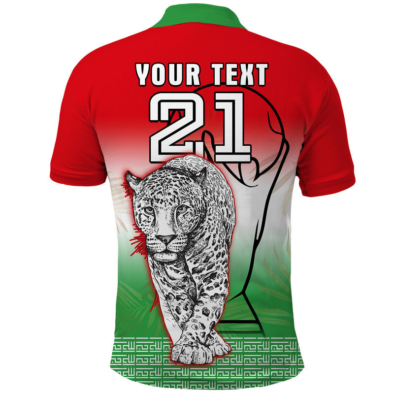 Custom Iran Football Polo Shirt Youzpalangan Flag Style - Wonder Print Shop
