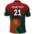 Custom Bangladesh Bangla Tigers Cricket Polo Shirt Tigers and Bangladesh Flag - Wonder Print Shop