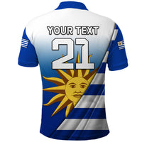Custom Uruguay Football La Celeste World Cup Polo Shirt - Wonder Print Shop