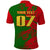 Custom Portugal Football Polo Shirt Dragon of Royal Arms During The Reign of Queen Maria II - Wonder Print Shop