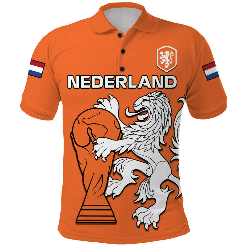 Netherlands Polo Shirt Football 2022 - Wonder Print Shop