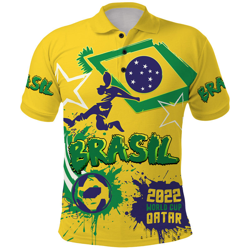 custom-personalised-brasil-football-2022-world-cup-qatar-polo-shirt