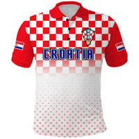 Custom Croatia Hrvatska Football Vibe Polo Shirt - Wonder Print Shop