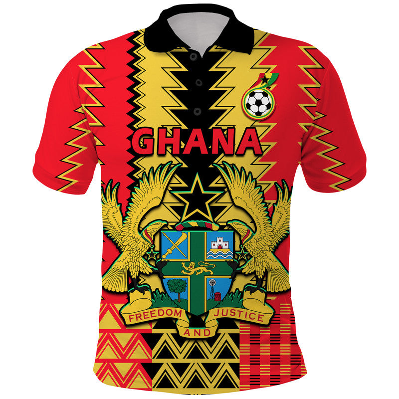 Custom Ghana Football Sport Style Polo Shirt - Wonder Print Shop