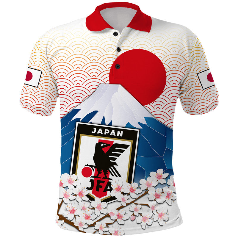 japan-football-mount-fuji-sakura-sunset-polo-shirt