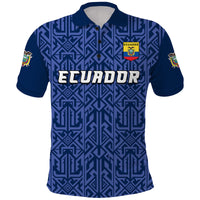Custom Ecuador Football Polo Shirt La Tri 2022 - Wonder Print Shop
