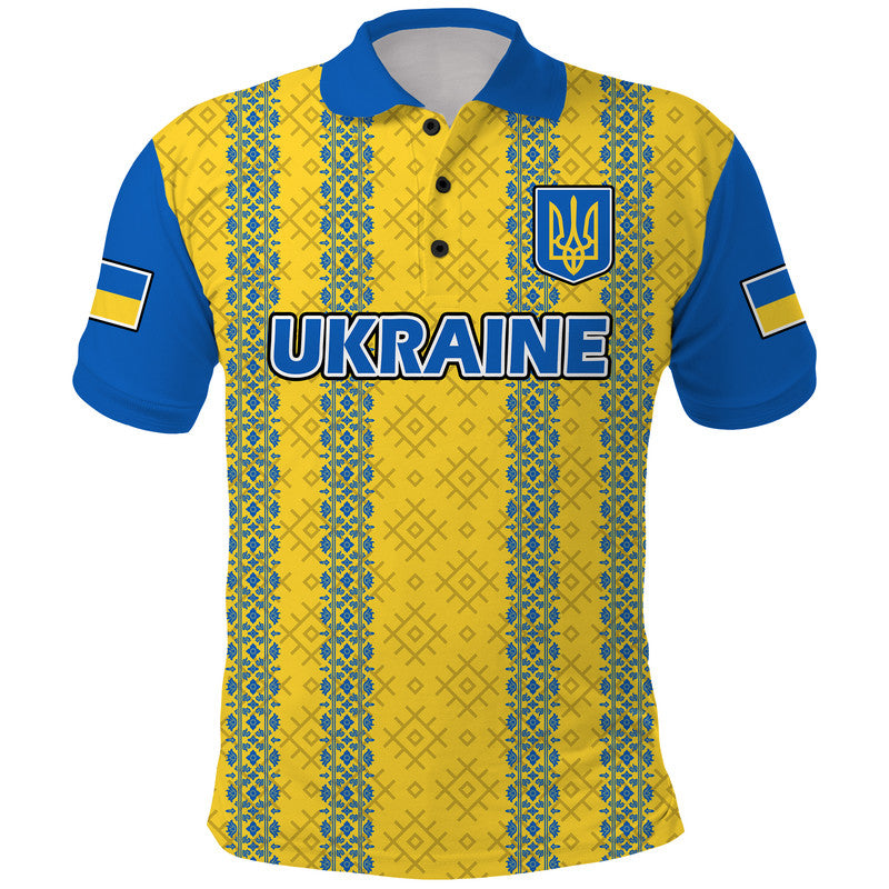 Ukraine Stand With UKRAINE Polo Shirt - Wonder Print Shop