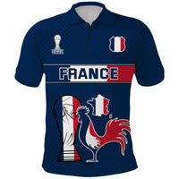 France Rooster Les Bleus Football Polo Shirt - Wonder Print Shop