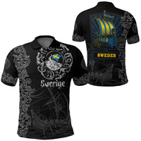 Viking Clothing Viking Drakkar Sweden Warship Polo Shirt RLT12 - Wonder Print Shop