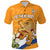 Custom Netherlands Football Flag Mix Tulip Flower Polo Shirt - Wonder Print Shop