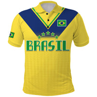 Brazil Football Sub20 Champions South American Polo Shirt - Wonder Print Shop