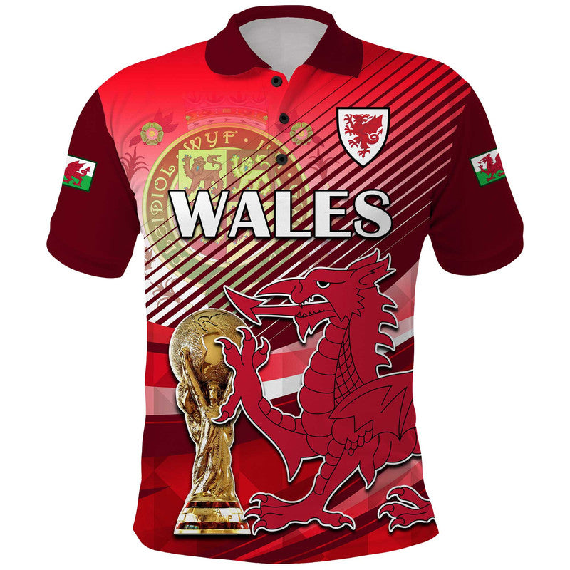 wales-football-champions-qatar-2022-sport-style-polo-shirt-red