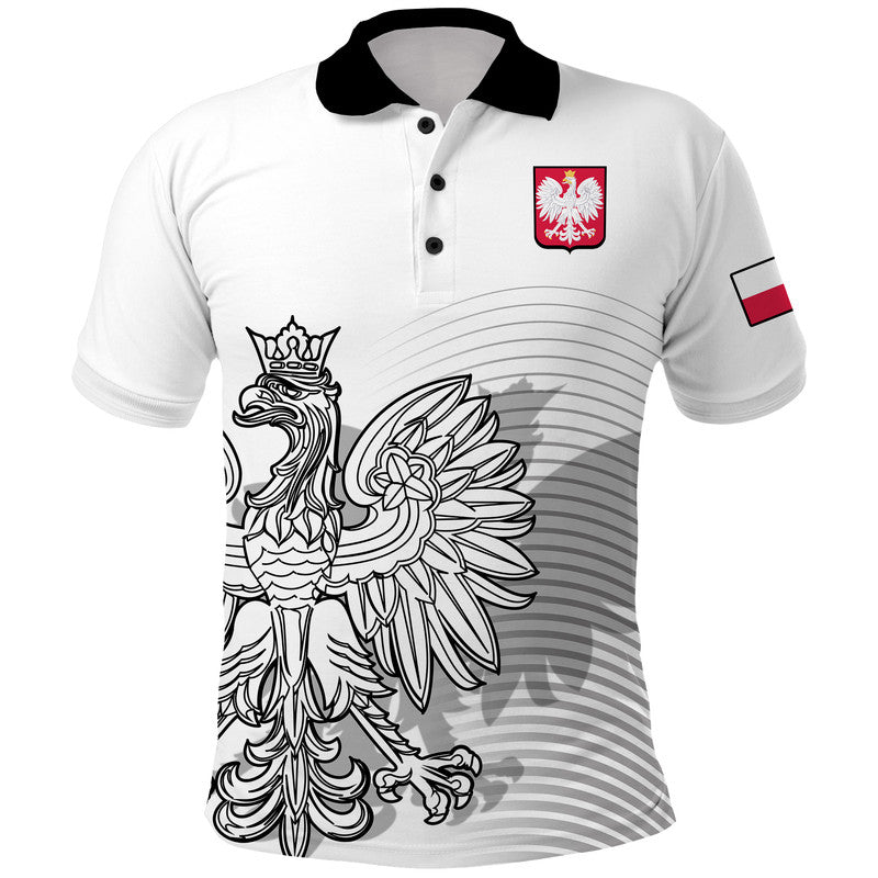 Custom Poland Football Eagles Polo Shirt Sporty Style - Wonder Print Shop