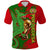 Custom Portugal Football Polo Shirt Dragon of Royal Arms During The Reign of Queen Maria II - Wonder Print Shop