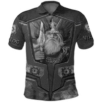 Viking Clothing Armor 3D Style Viking Odin Tattoo Polo Shirt RLT12 - Wonder Print Shop