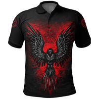 Viking Viking Raven Vegvisir Polo Shirt RLT12 - Wonder Print Shop