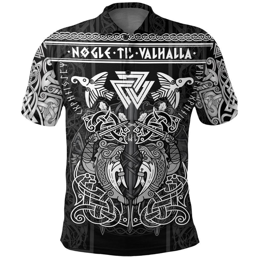 Viking Clothing Viking Valknut Valhalla Celtic Polo Shirt RLT12 - Wonder Print Shop