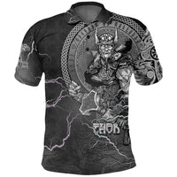 Viking Clothing Thor and Jormungand Polo Shirt RLT12 - Wonder Print Shop