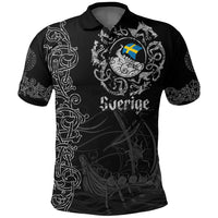 Viking Clothing Viking Drakkar Sweden Warship Polo Shirt RLT12 - Wonder Print Shop