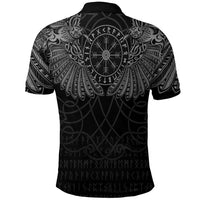 Viking Clothing Viking Odins Celtic Two Ravens Special Version Polo Shirt RLT12 - Wonder Print Shop