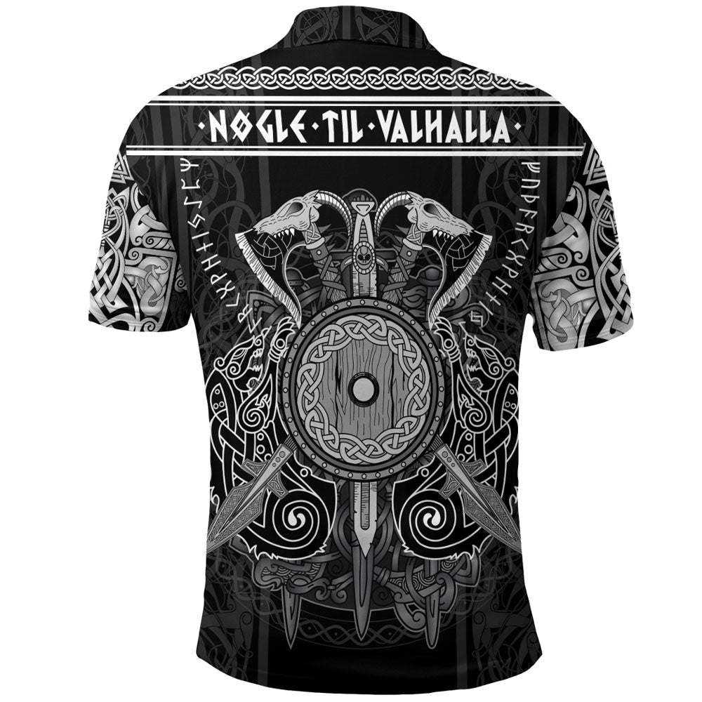 Viking Clothing Viking Valknut Valhalla Celtic Polo Shirt RLT12 - Wonder Print Shop
