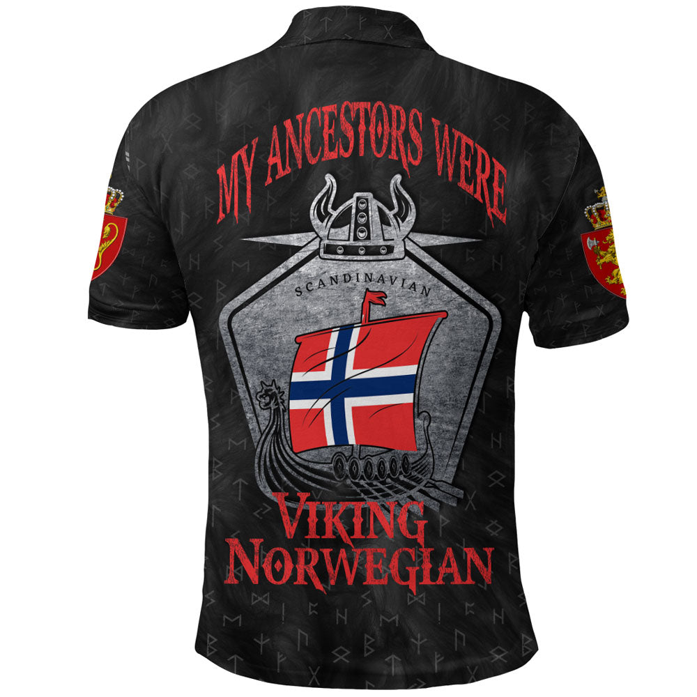 Viking Clothing Viking Norway Drakkar Polo Shirt RLT12 - Wonder Print Shop