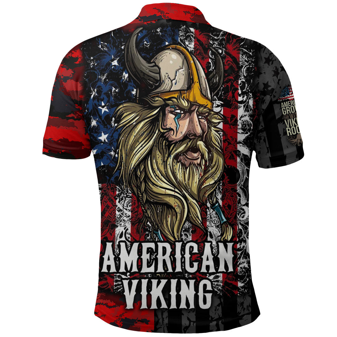 Viking Clothing American Viking Polo Shirt RLT12 - Wonder Print Shop