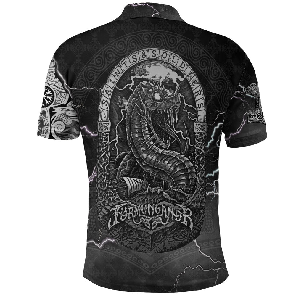 Viking Clothing Thor and Jormungand Polo Shirt RLT12 - Wonder Print Shop
