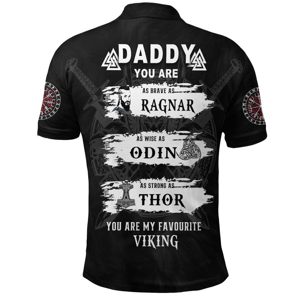 Viking Clothing Viking Daddy Polo Shirt RLT12 - Wonder Print Shop