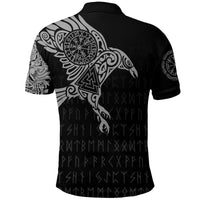 Custom Viking Polo Shirt The Raven Of Odin Tattoo Special Version - Wonder Print Shop
