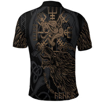 Viking Clothing Viking Fenrir Norse Wolf Polo Shirt RLT12 - Wonder Print Shop