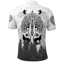 Viking Clothing Viking Odin and Raven Forest Polo Shirt RLT12 - Wonder Print Shop