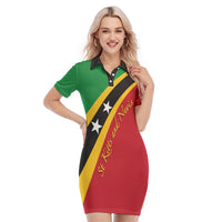 saint-kitts-and-nevis-personalised-polo-dress-skn-flag-simple-style