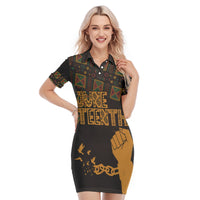 juneteenth-tribal-pattern-polo-dress-freedom-day